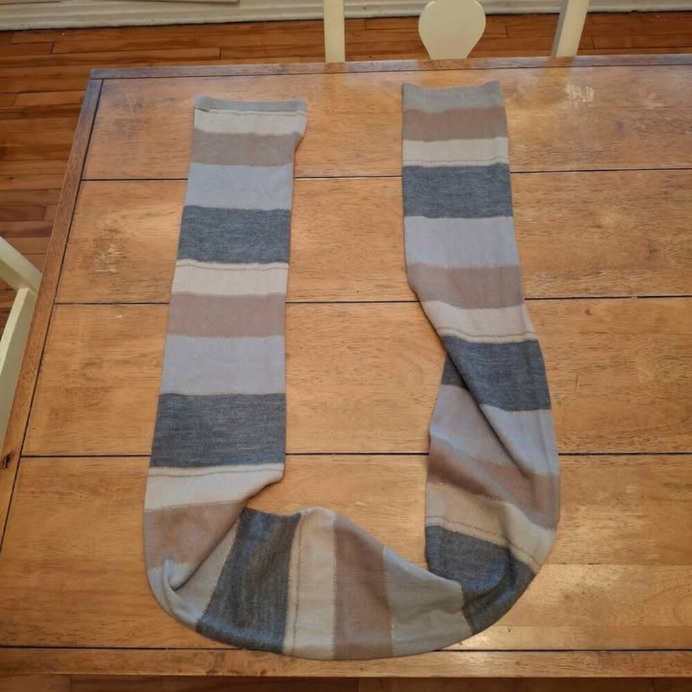 Calvin Klein Color Block Blue Scarf